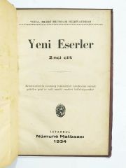 Yeni Eserler 2nci Cilt  - Kitap