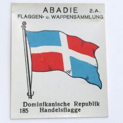 Abadie Flaggen Wappensammlung - Dominikanische Republik Handelsflagge