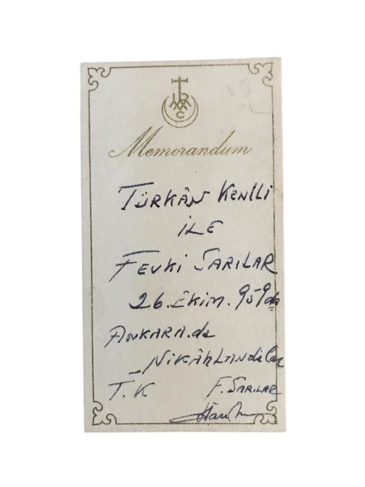 Turmac - Türkiye Makedonya Tütün Fabrikası / 1959 tarihli kart