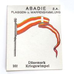 Danemark Kriegswimpei - Abadie Flaggen Wappensammlung