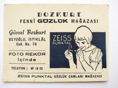 Bozkurt Fenni Gözlük Mağazası -Beyoğlu Foto Rekor içinde / Kartadres