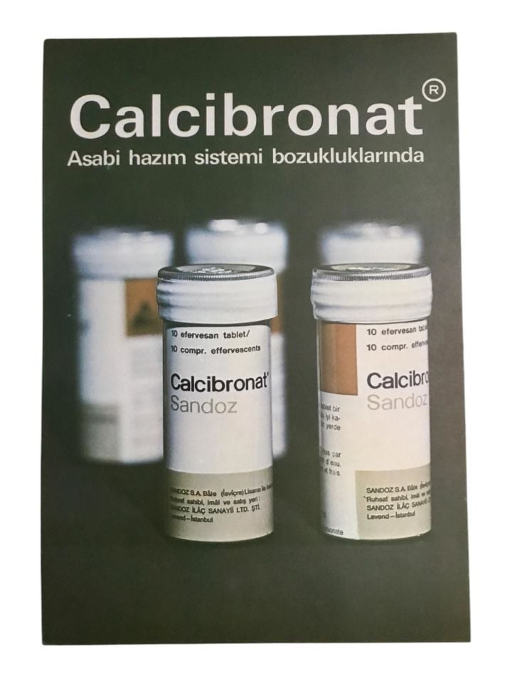 Calcibronat SANDOZ - Jumbo kart reklam