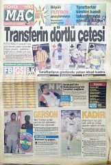 Foto Maç gazetesi - 24 Ağustos 1991 - Gazete