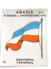 Jugoslawien Luxemburg - Abadie Flaggen Wappensammlung