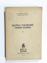 Batıda Tolerans Fikrinin Gelişmesi 1 / Hüseyin Batuhan - Kitap