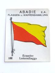 Ecuador Lostenflagge - Abadie Flaggen Wappensammlung