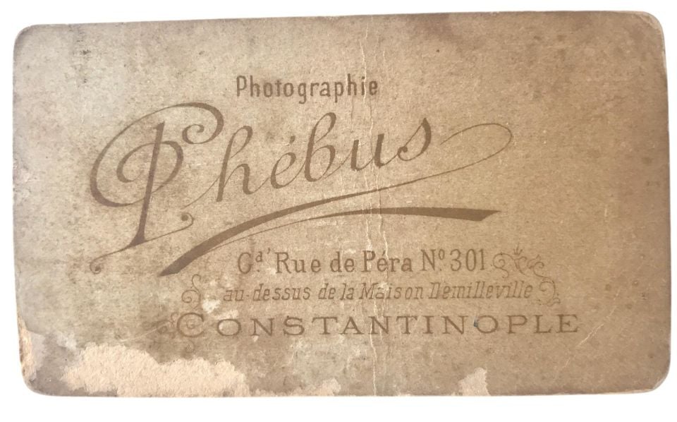 Photographie Phebus PERA / Constantinople - 4.5x8 Kabin foto