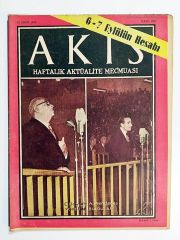 Akis Haftalık Aktüalite Mecmuası 1960 Sayı:323 - Dergi