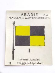 I / Internationales Flaggen - Alphabet - Abadie Flaggen Wappensammlung