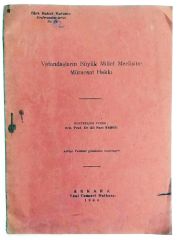 Vatandaşların Büyük Millet Meclisine Müracaat Hakkı / Ali Fuat BAŞGİL - Kitap