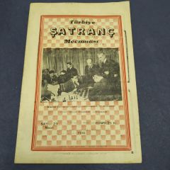 Türkiye Satranç mecmuası / 1946 - Sayı; 23 - Satranç ordusu şiiri