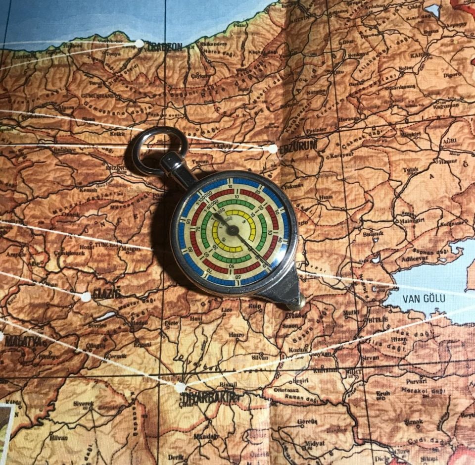 Askeri harita ölçüm aleti