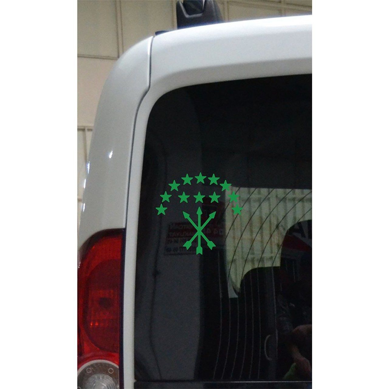 Adige Bayrak Folyo Etiket Yeşil 15 cm