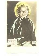 Renkli Şirley İKBAL - Shirley TEMPLE / Sakız kartları