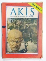 Akis Haftalık Aktüalite Mecmuası 1958 Sayı: - Dergi