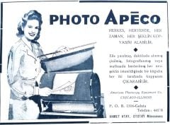 Photo Apeco  / Dergi, gazete reklamı - Efemera