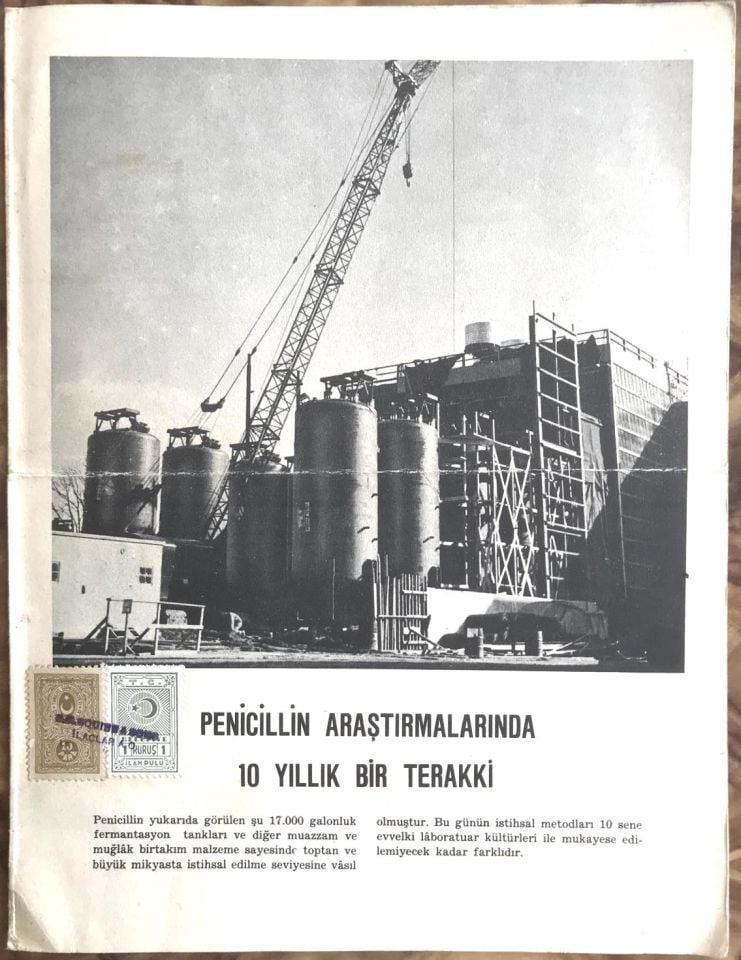 Penicillin araştırmalarında 10 yıllık bir terakki - Squibb broşür