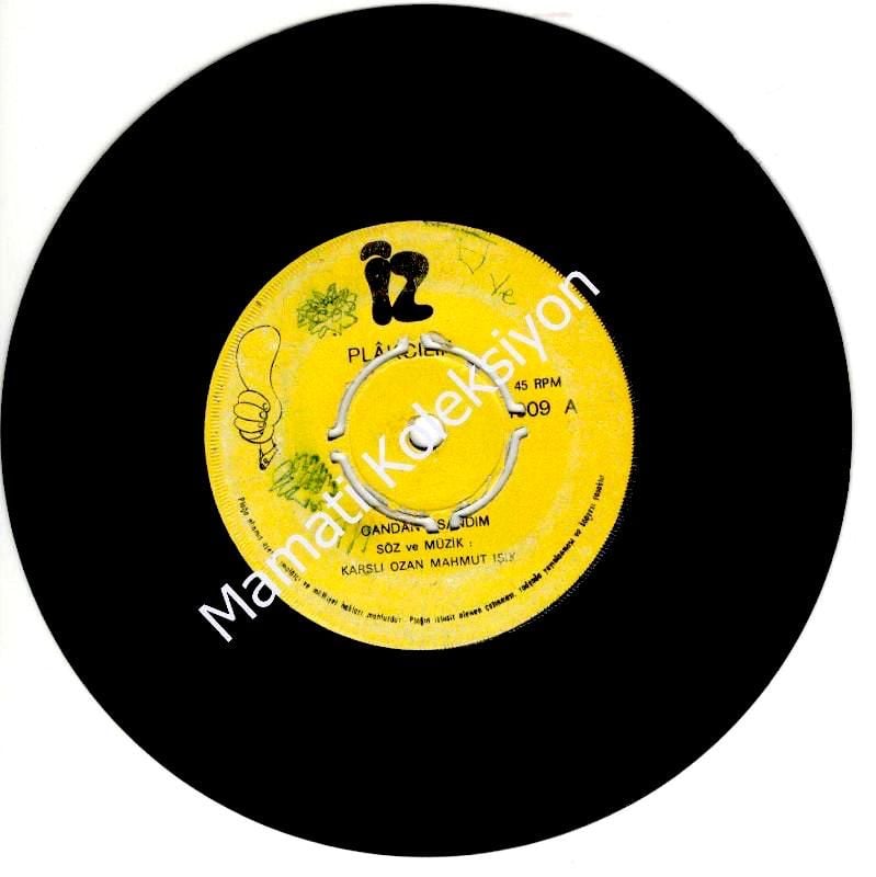 Karslı Ozan Mahmut Işık / Candan sandım - İhtiyar dağlar / 45'lik plak