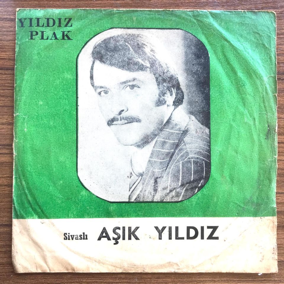 Sivaslı Aşık YILDIZ - Ali Haydar Plak / Sadece kapaktır, içerisinde kapak yoktur.