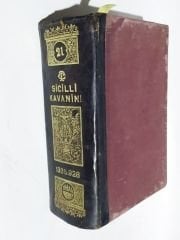 Sicilli Kavanini 1928 / Kitap