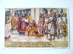 1. De Belgische Keizers van Konstantinopel - Liebig çorba kartları