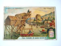 Stretto Dei Dardanelli / Kale Sultanie. - Çanakkale Liebig çorba kartları