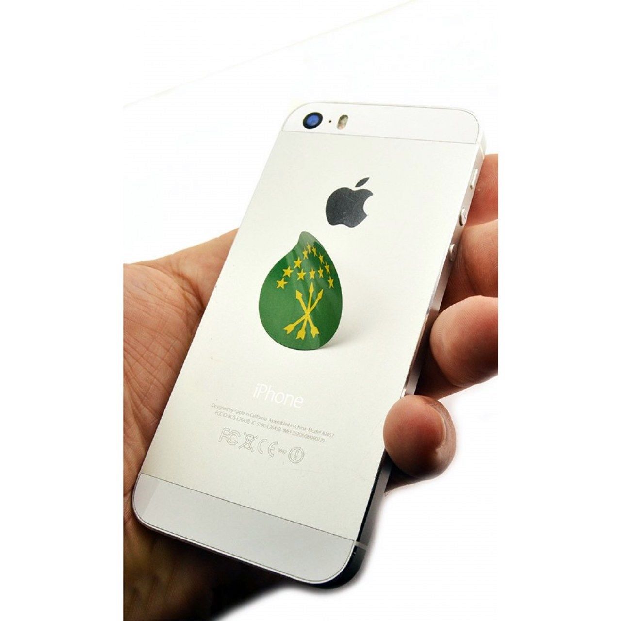 Telefon Etiket Seti-Adige Yuvarlak Bayrak