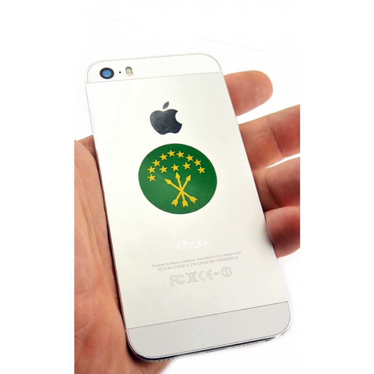 Telefon Etiket Seti-Adige Yuvarlak Bayrak