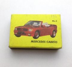 Mercedes Cabrio kibrit