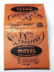 Tangiers motel, kibrit Otel kibritleri
