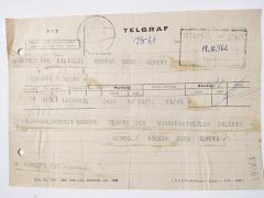 Meryem Ana Kilisesi Kogtan Koro Heyeti - Beyoğlu Asogik Koro Heyeti / 1966 tarihli telgraf