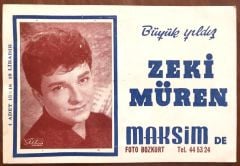 Zeki MÜREN kapaklı, Maksim Gazinosu / Fotoğraf Kabı
