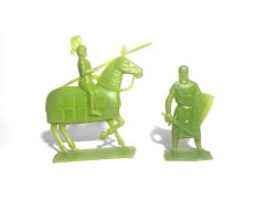 2 adet, orijinal Sovyet dönemi, plastik asker