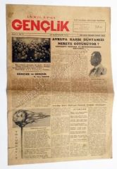 İnkılapçı Gençlik Gazetesi, 19 Haziran 1941 - Efemera