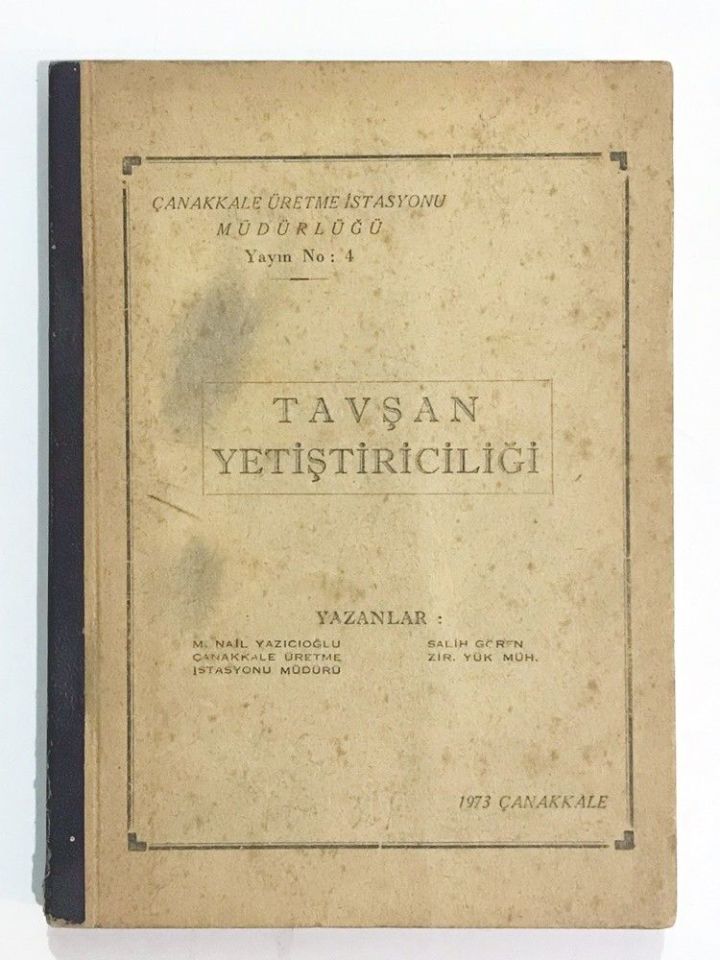 Tavşan Yetiştiriciliği / M. Nail YAZICIOĞLU - Salih GÖREN