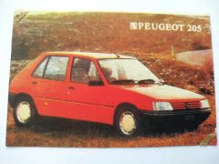 Peugeot 205 - 1992 Sovyet dönemi cep takvimi