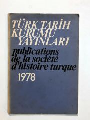 Türk Tarih Kurumu Yayınları 1978 - Kitap