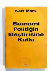 Ekonomi Politiğin Eleştirisine Katkı - Karl MARX - Kitap