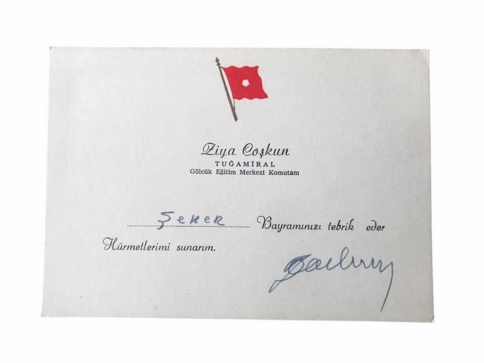 Ziya COŞKUN Tuğamiral / Gölcük Eğitim Merkezi Komutanı - Bayram tebriği