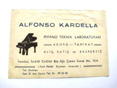 Alfonso KARDELA, Piyano Teknik Laboratuvarı - Efemera
