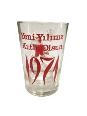 1971 yılı - Hatıra bardak