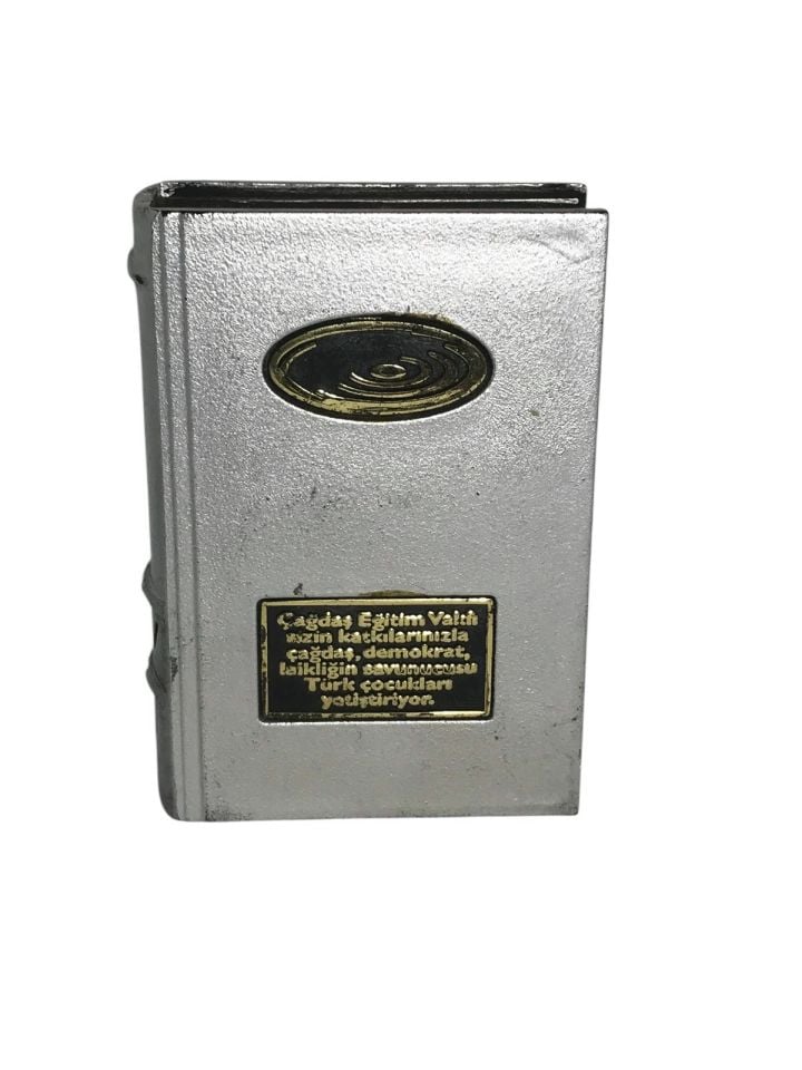 Çağdaş Eğitim Vakfı - Kitap formlu kağıt ağırlığı