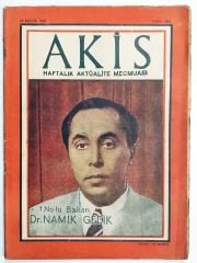 Akis Haftalık Aktüalite Mecmuası 1958  Sayı:227  - Dergi