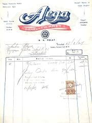 Arga Genel Ticaret Hırdavatiye  / Fatura - Efemera