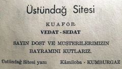 Üstündağ Sitesi Kuaför Kumburgaz / Dergi - gazete reklamları