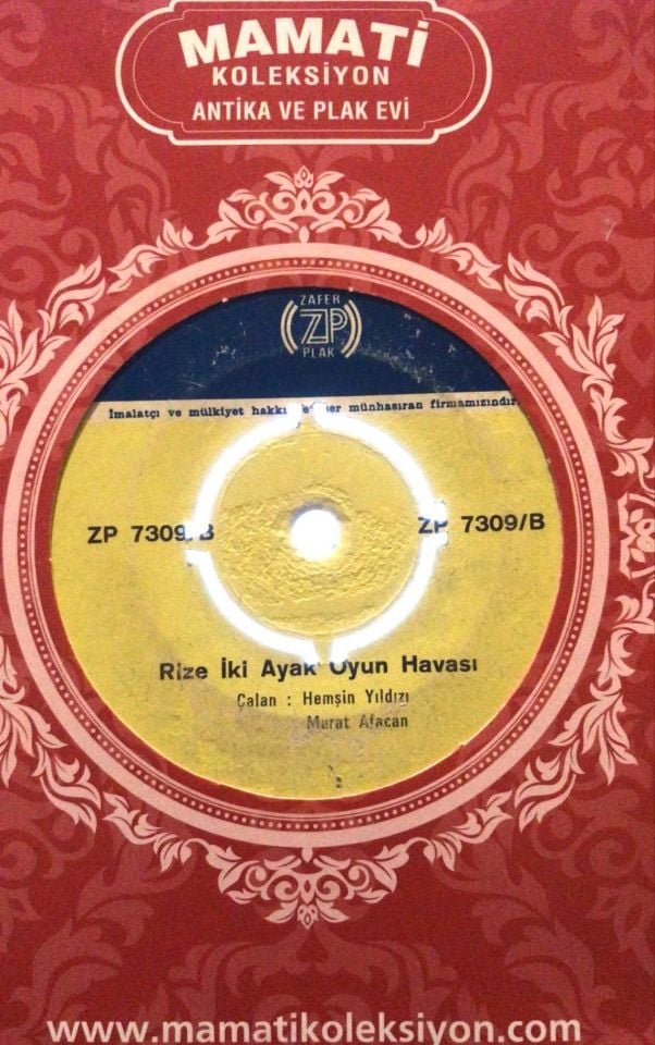 Hemşin Kotina Oyun Havası - Rize iki ayak horonu / Murat AFACAN - 45'lik Plak