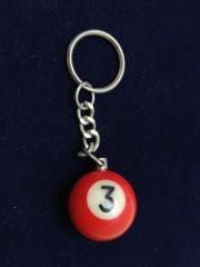 3 numaralı bilardo topu - Anahtarlık