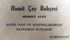 Hamit Çay Bahçesi Kumburgaz / Dergi - gazete reklamları