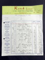 Rızık Ticaret Her Nevi Oyuncak - ANKARA / Fatura
