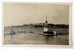 Constantinople - Kız kulesi kartpostal